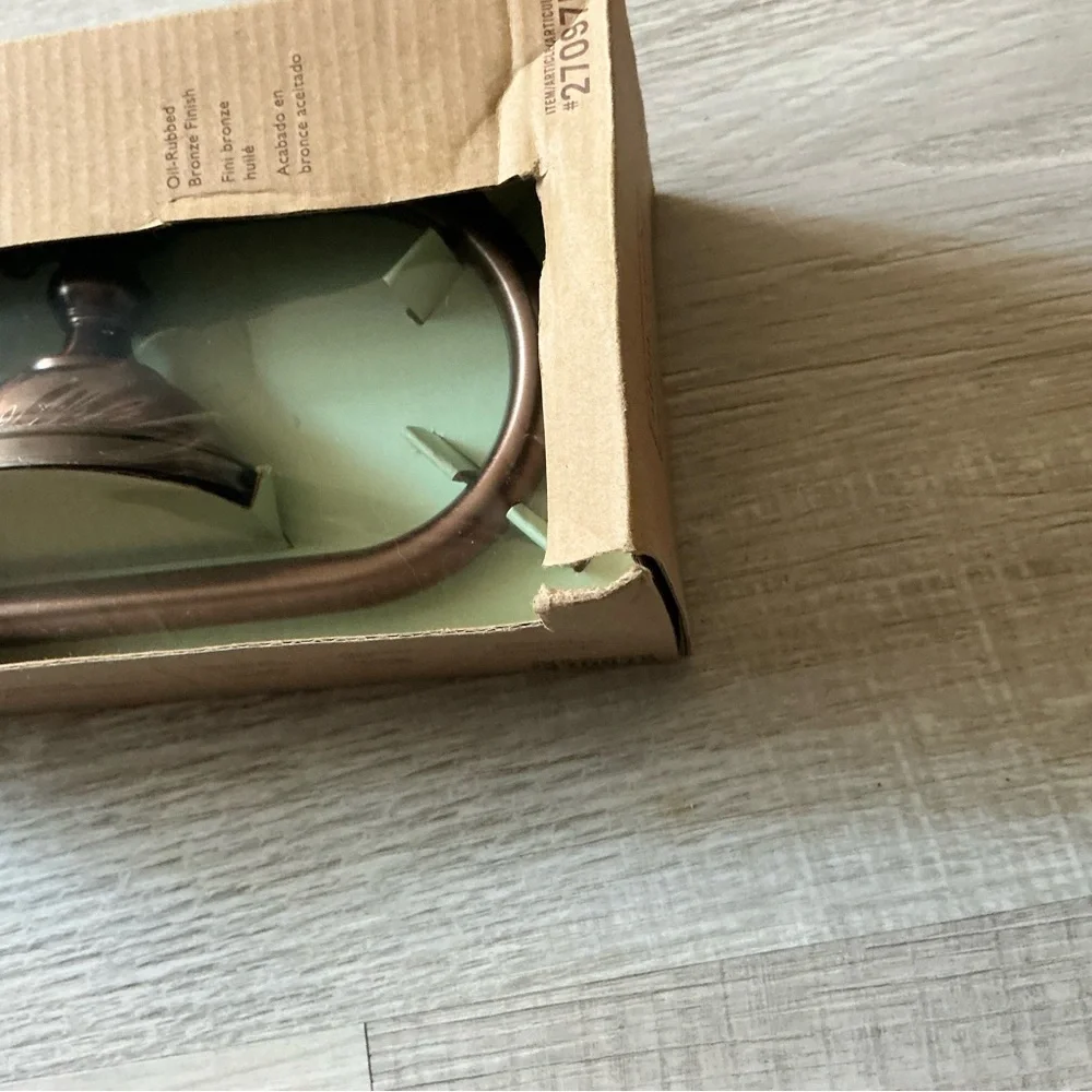 Allen + Roth Forsyth Toilet Paper Holder Oil Rubbed Bronze New Sealed
